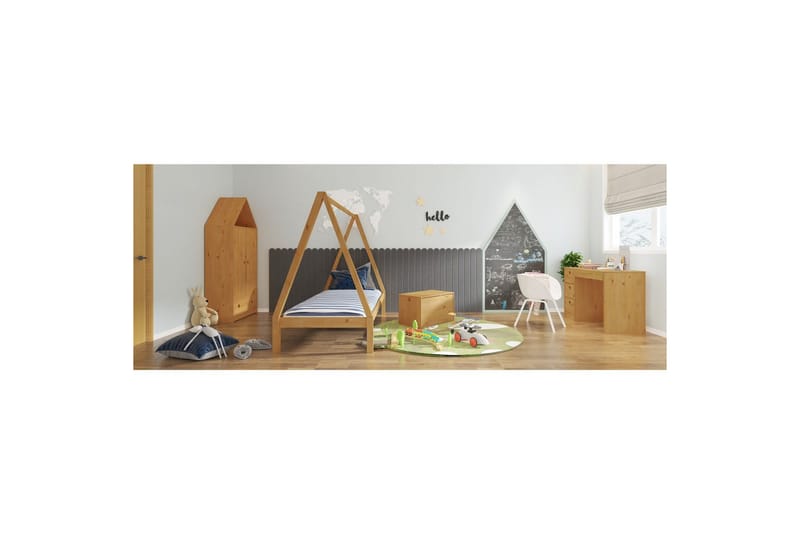 Lelulaatikko/Arkku Alpi 70x40x40 cm, Luonto - 70x40x40 cm, Luonto - Huonekalut - Lasten kalusteet - Lastenhuoneen säilytys - Lelujen säilytys - Lelulaatikko