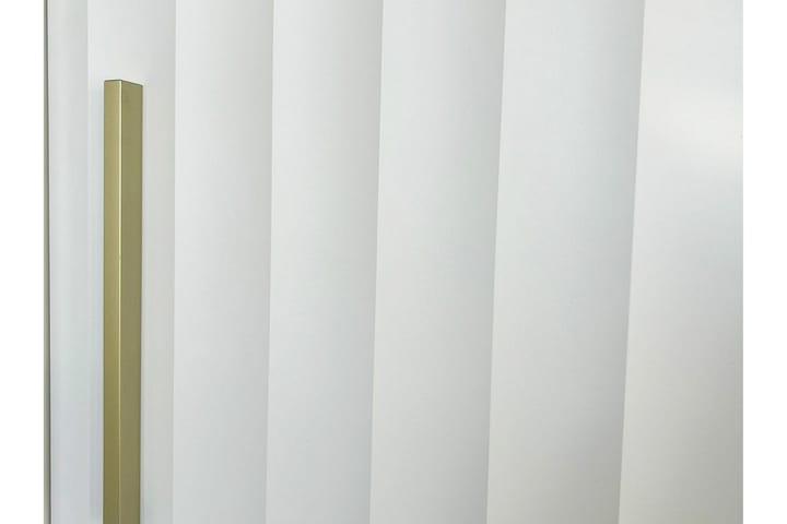 Vaatekaappi Dunvegan 180x200 cm - Valkoinen - Lasten kaappi - Lastenhuonesäilytys