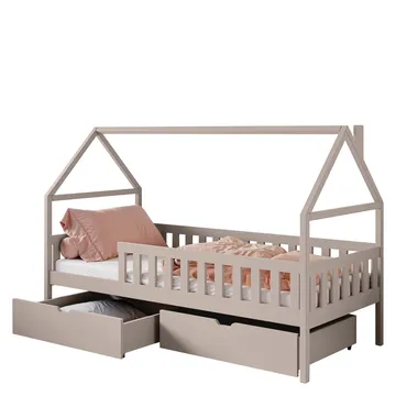 Claven Hussäng 96x188 cm - Beige - Huonekalut - Lasten kalusteet - Lastensängyt & juniorisängyt - Talosänky
