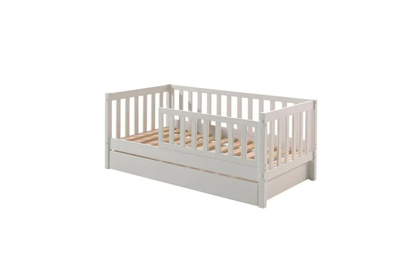 Juniorisänky laatikolla Lastensänky Valkoinen, Valkoinen