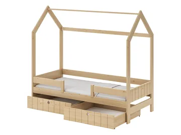 Kagetaka sängynrunko, talosänky 90x200 cm säilytystilalla - Valkoinen - Huonekalut - Lasten kalusteet - Lastensängyt & juniorisängyt - Talosänky
