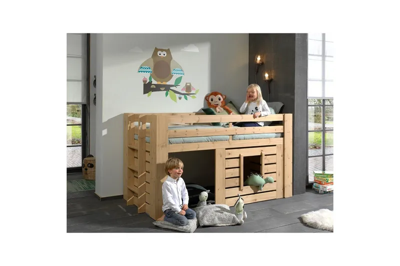 Keskikorkea sänky Oliver - Huonekalut - Lasten kalusteet - Lastensängyt & juniorisängyt - Tavallinen lastensänky
