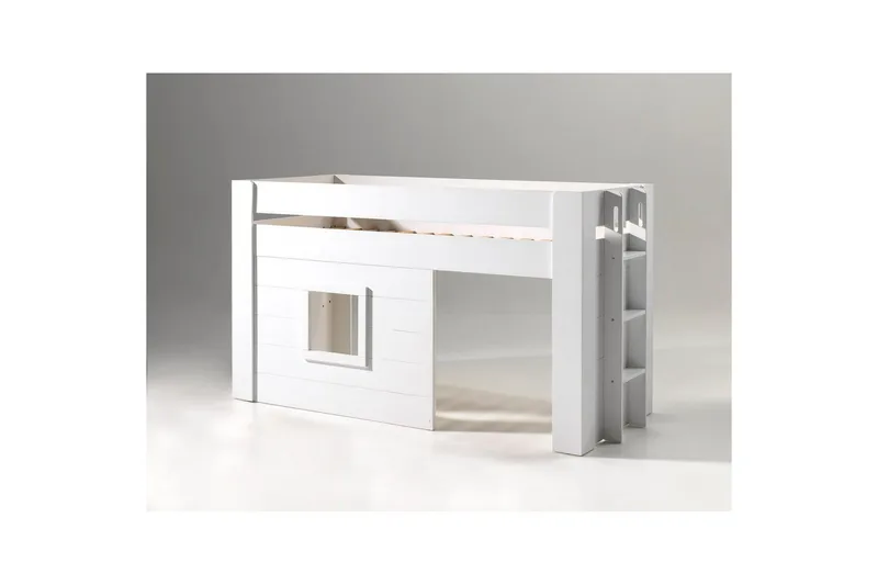 Keskikorkea sänky verholla Noah, undefined