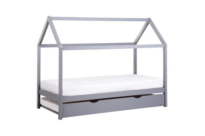 Laajennettava lastensänky Crillon - Harmaa - Huonekalut - Lasten kalusteet - Lastensängyt & juniorisängyt - Talosänky