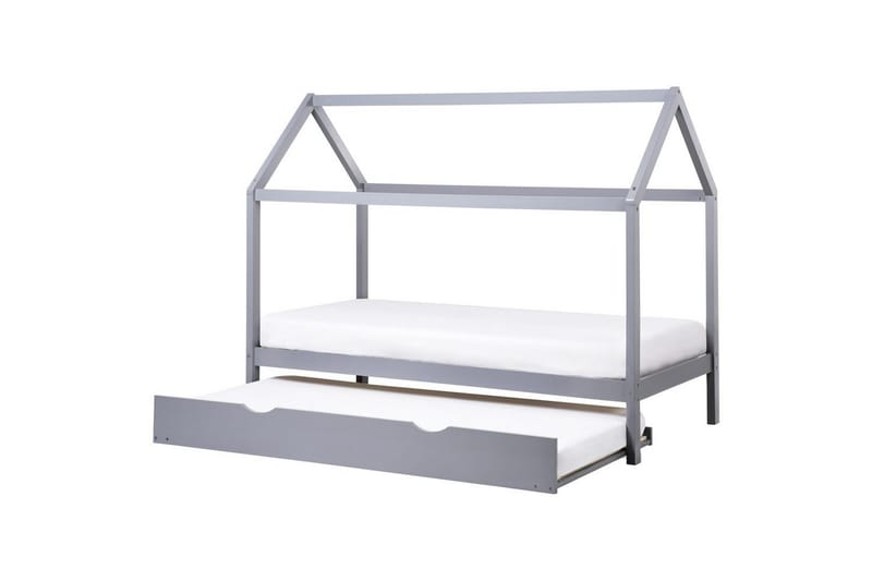 Laajennettava lastensänky Crillon - Harmaa - Huonekalut - Lasten kalusteet - Lastensängyt & juniorisängyt - Talosänky