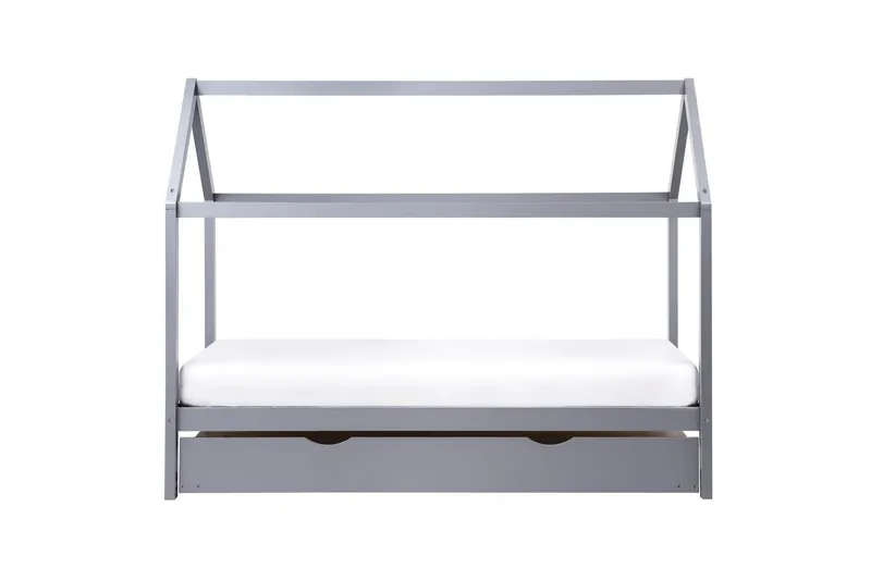 Laajennettava lastensänky Crillon - Harmaa - Huonekalut - Lasten kalusteet - Lastensängyt & juniorisängyt - Talosänky