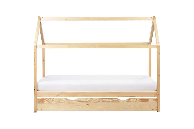 Laajennettava lastensänky Crillon - Vaalea puu - Huonekalut - Lasten kalusteet - Lastensängyt & juniorisängyt - Talosänky