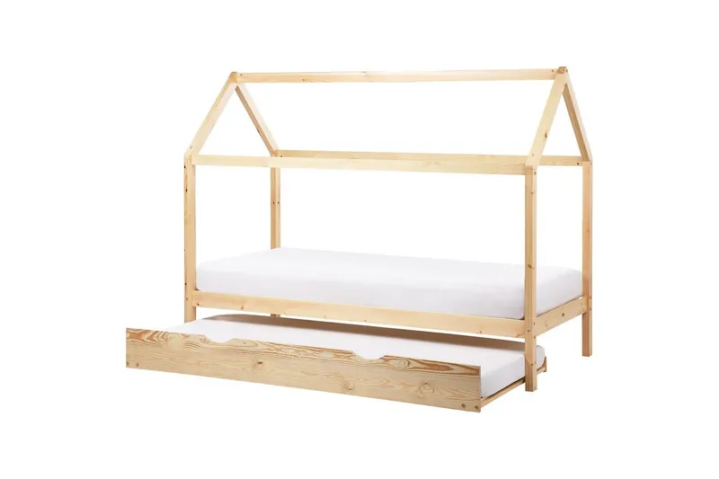 Laajennettava lastensänky Crillon - Vaalea puu - Huonekalut - Lasten kalusteet - Lastensängyt & juniorisängyt - Talosänky