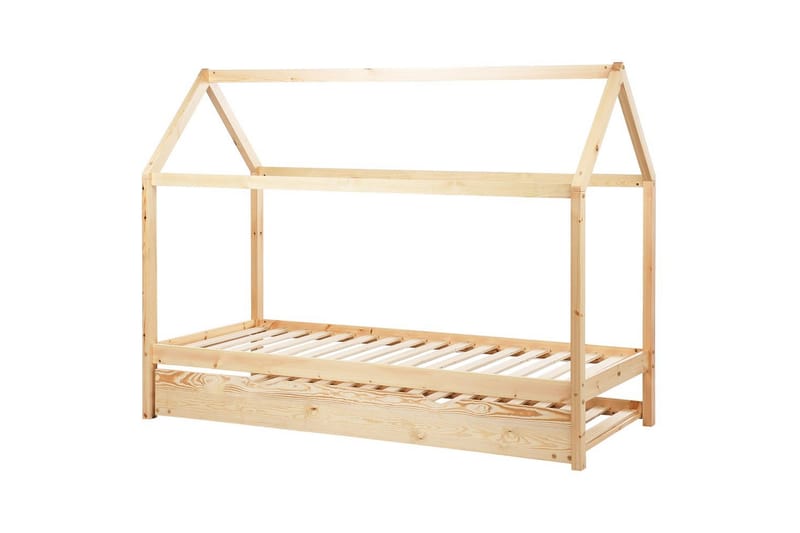 Laajennettava lastensänky Crillon - Vaalea puu - Huonekalut - Lasten kalusteet - Lastensängyt & juniorisängyt - Talosänky