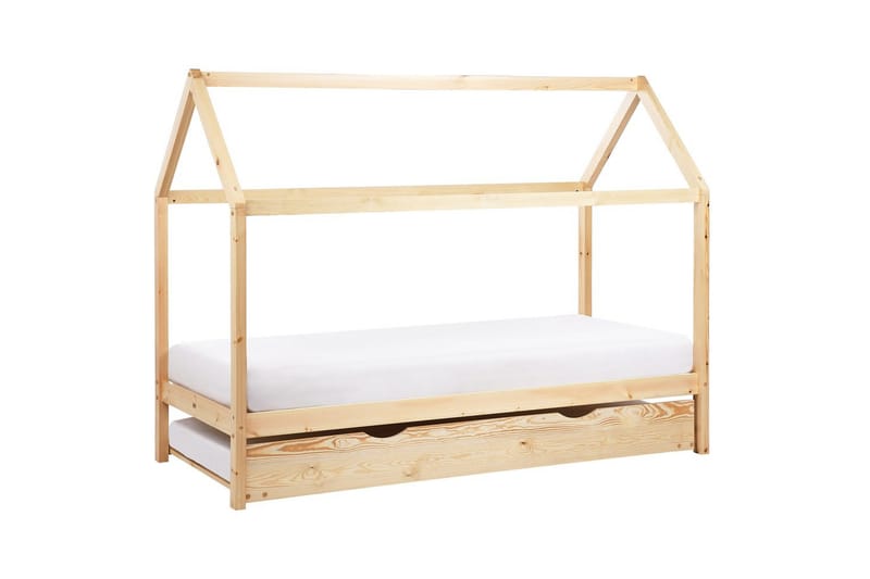 Laajennettava lastensänky Crillon - Vaalea puu - Huonekalut - Lasten kalusteet - Lastensängyt & juniorisängyt - Talosänky
