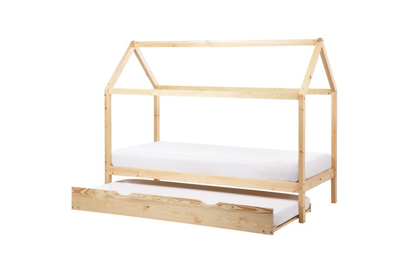 Laajennettava lastensänky Crillon - Vaalea puu - Huonekalut - Lasten kalusteet - Lastensängyt & juniorisängyt - Talosänky