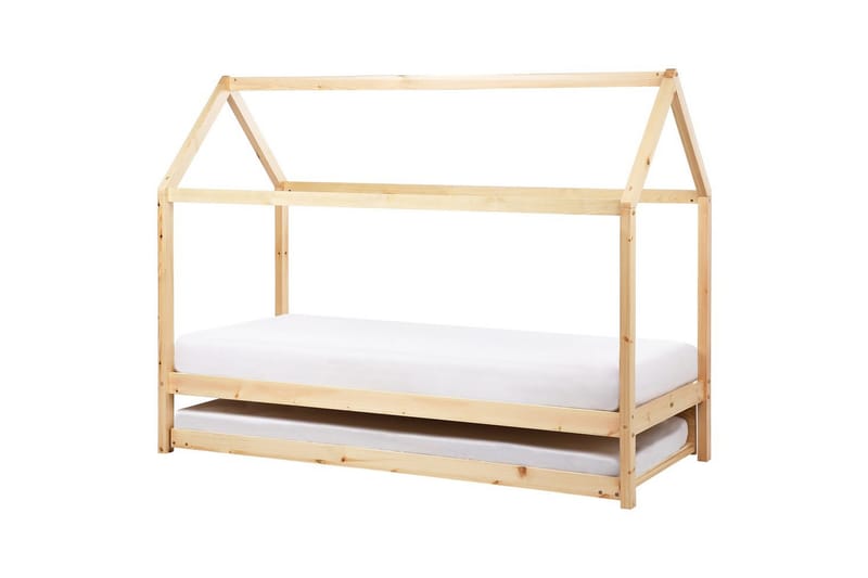 Laajennettava lastensänky Crillon - Vaalea puu - Huonekalut - Lasten kalusteet - Lastensängyt & juniorisängyt - Talosänky