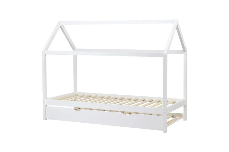 Laajennettava lastensänky Crillon - Valkoinen - Huonekalut - Lasten kalusteet - Lastensängyt & juniorisängyt - Talosänky