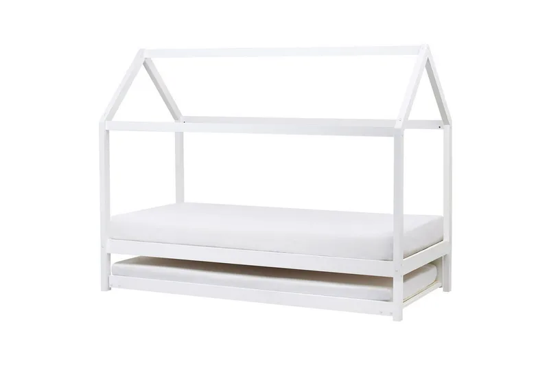 Laajennettava lastensänky Crillon - Valkoinen - Huonekalut - Lasten kalusteet - Lastensängyt & juniorisängyt - Talosänky