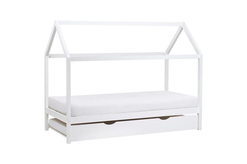 Laajennettava lastensänky Crillon - Valkoinen - Huonekalut - Lasten kalusteet - Lastensängyt & juniorisängyt - Talosänky
