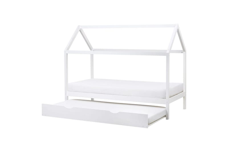 Laajennettava lastensänky Crillon - Valkoinen - Huonekalut - Lasten kalusteet - Lastensängyt & juniorisängyt - Talosänky