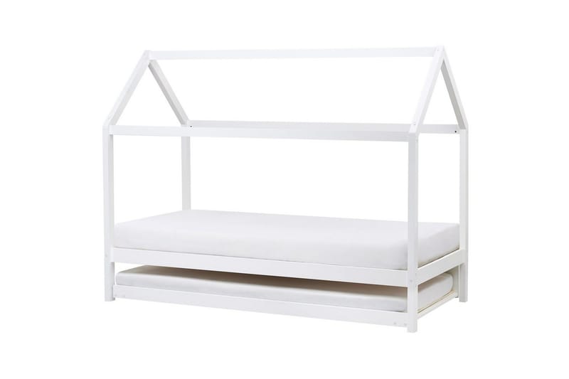 Laajennettava lastensänky Crillon - Valkoinen - Huonekalut - Lasten kalusteet - Lastensängyt & juniorisängyt - Talosänky