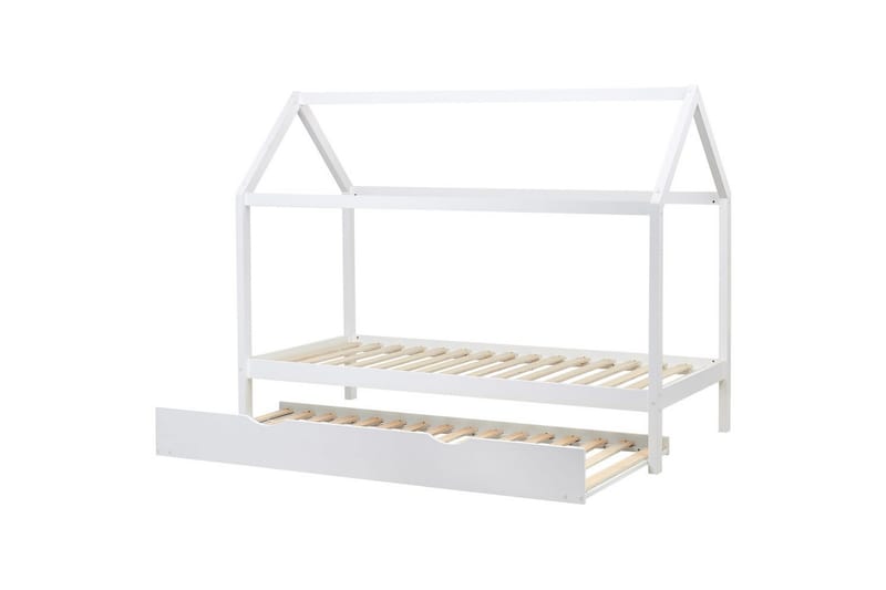 Laajennettava lastensänky Crillon - Valkoinen - Huonekalut - Lasten kalusteet - Lastensängyt & juniorisängyt - Talosänky