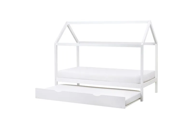 Laajennettava lastensänky Crillon - Valkoinen - Huonekalut - Lasten kalusteet - Lastensängyt & juniorisängyt - Talosänky
