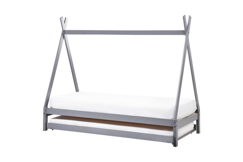 Laajennettava lastensänky Talmontiers - Harmaa - Huonekalut - Lasten kalusteet - Lastensängyt & juniorisängyt - Talosänky