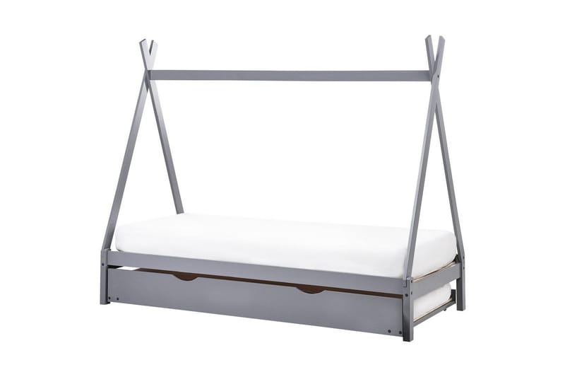 Laajennettava lastensänky Talmontiers - Harmaa - Huonekalut - Lasten kalusteet - Lastensängyt & juniorisängyt - Talosänky