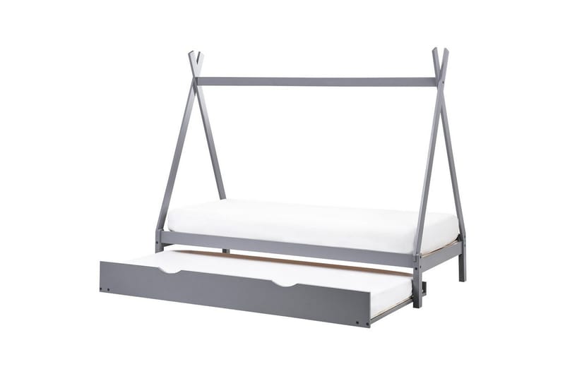 Laajennettava lastensänky Talmontiers - Harmaa - Huonekalut - Lasten kalusteet - Lastensängyt & juniorisängyt - Talosänky