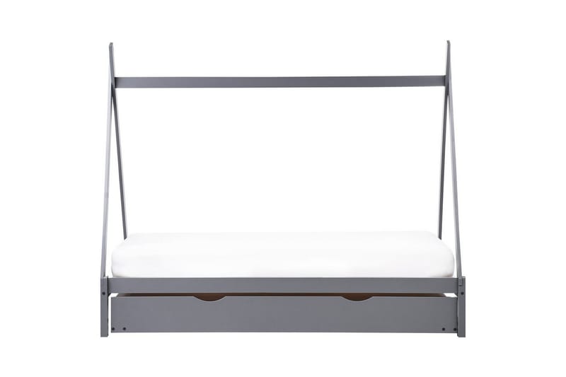 Laajennettava lastensänky Talmontiers - Harmaa - Huonekalut - Lasten kalusteet - Lastensängyt & juniorisängyt - Talosänky