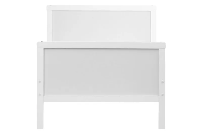 Laajennettava taaperoiden sänky Montigny - Valkoinen - Huonekalut - Lasten kalusteet - Lastensängyt & juniorisängyt
