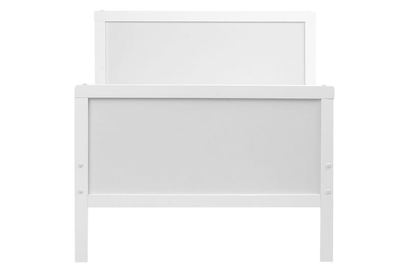 Laajennettava taaperoiden sänky Montigny - Valkoinen - Huonekalut - Lasten kalusteet - Lastensängyt & juniorisängyt