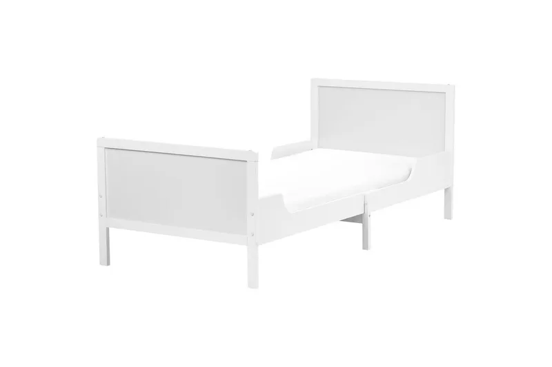 Laajennettava taaperoiden sänky Montigny - Valkoinen - Huonekalut - Lasten kalusteet - Lastensängyt & juniorisängyt