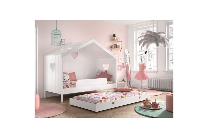 Laatikko HouseBed-sänkyyn Amori Valkoinen - Huonekalut - Lasten kalusteet - Lastensängyt & juniorisängyt - Talosänky