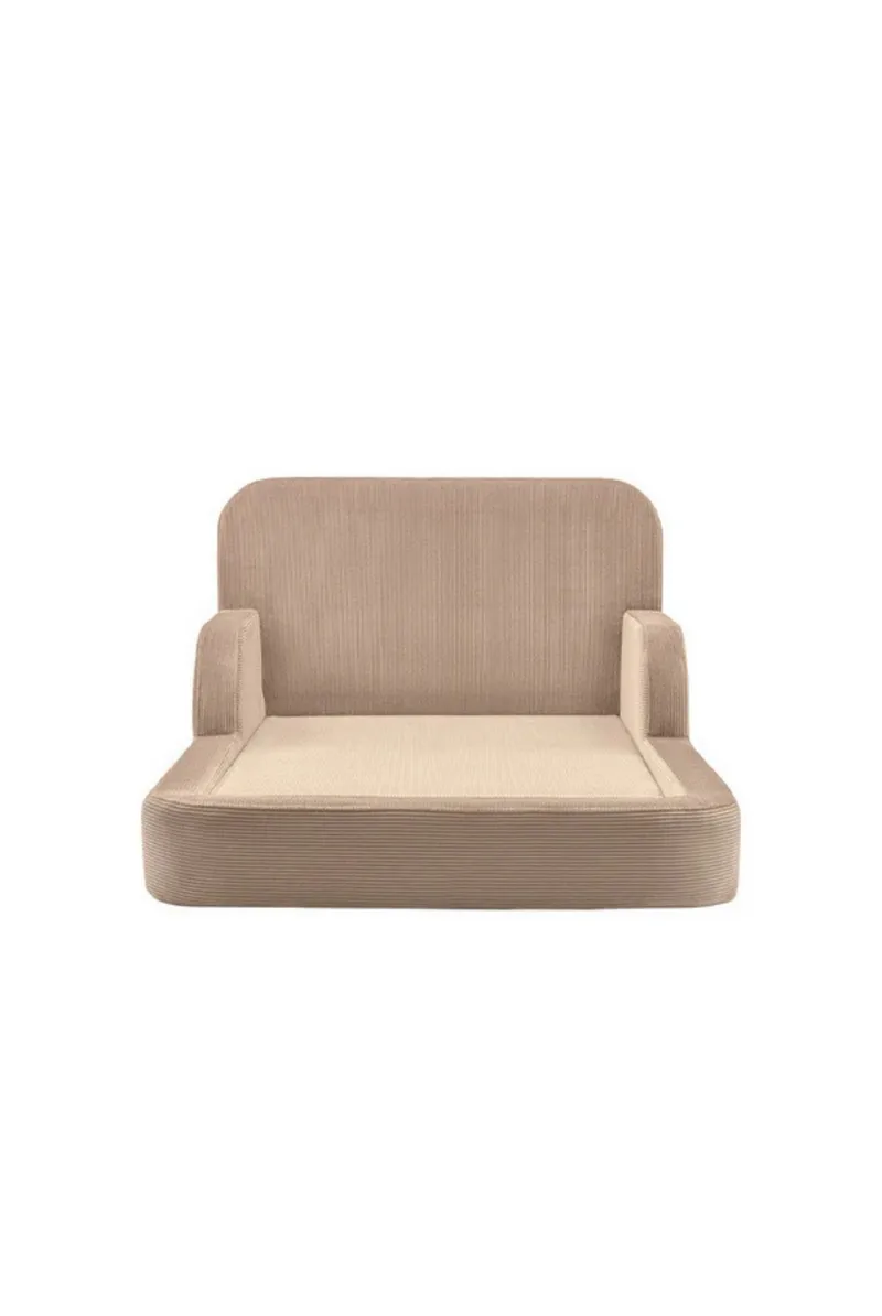 Lasten sänky Atelier Del Sofa Funbed Double (115 x 90 x 210 cm) Beige - Beige - Huonekalut - Lasten kalusteet - Lastensängyt & juniorisängyt - Tavallinen lastensänky