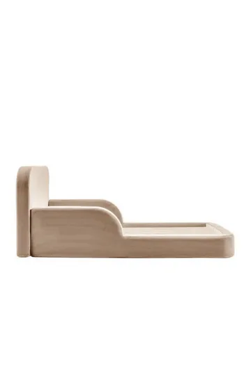 Lasten sänky Atelier Del Sofa Funbed Double (115 x 90 x 210 cm) Beige - Beige - Huonekalut - Lasten kalusteet - Lastensängyt & juniorisängyt - Tavallinen lastensänky