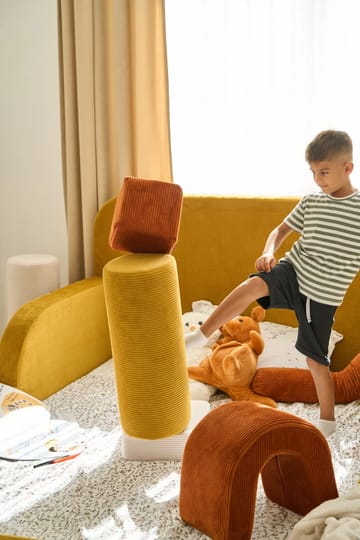 Lasten sänky Atelier Del Sofa Funbed Double (115 x 90 x 210 cm) Sinappi - Sinappi - Huonekalut - Lasten kalusteet - Lastensängyt & juniorisängyt - Tavallinen lastensänky
