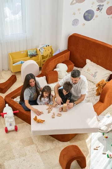 Lasten sänky Atelier Del Sofa Funbed Double (115 x 90 x 210 cm) Tile Red - Tile Red - Huonekalut - Lasten kalusteet - Lastensängyt & juniorisängyt - Tavallinen lastensänky