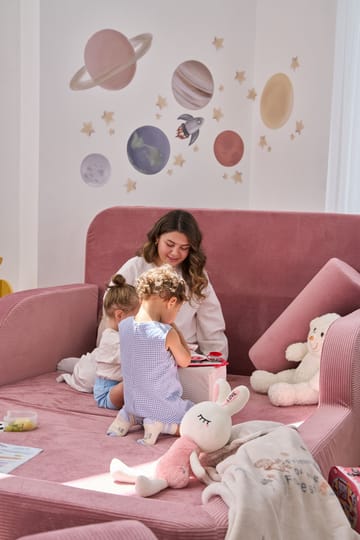 Lasten sänky Atelier Del Sofa Funbed Double (115 x 90 x 210 cm) Pinkki - Pinkki - Huonekalut - Lasten kalusteet - Lastensängyt & juniorisängyt - Tavallinen lastensänky
