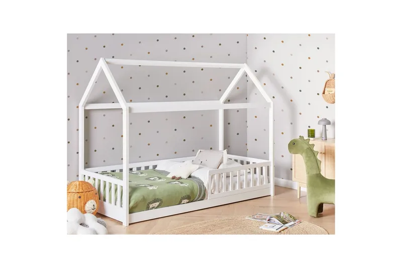 Lastensänky Cossaye - Valkoinen - Huonekalut - Lasten kalusteet - Lastensängyt & juniorisängyt - Talosänky