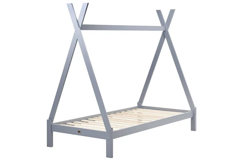 Lastensänky Devay - Harmaa - Huonekalut - Lasten kalusteet - Lastensängyt & juniorisängyt - Talosänky