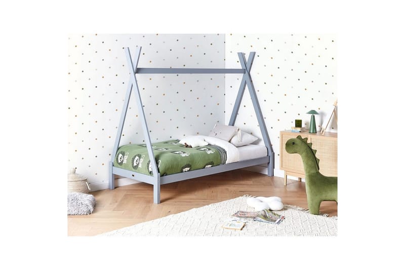 Lastensänky Devay - Harmaa - Huonekalut - Lasten kalusteet - Lastensängyt & juniorisängyt - Talosänky