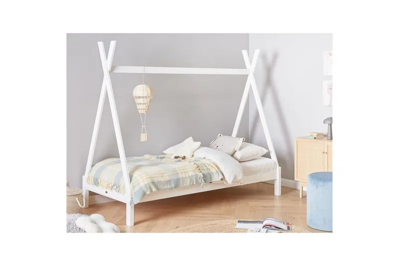 Lastensänky Devay - Valkoinen - Huonekalut - Lasten kalusteet - Lastensängyt & juniorisängyt - Talosänky