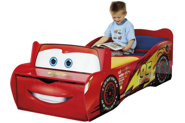 Lastensänky Disney Autot Laatikolla Punainen - Disney - Tavallinen lastensänky - Lastensängyt & juniorisängyt