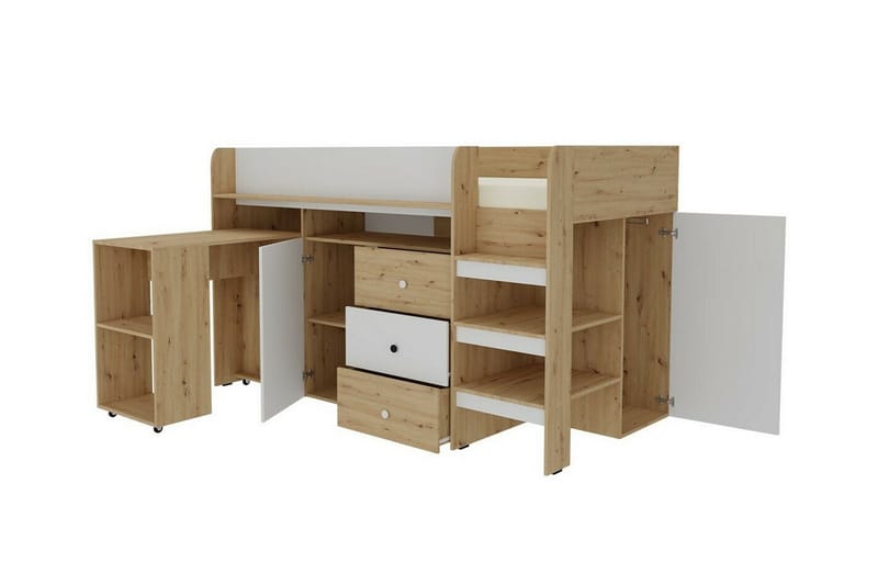 Lastensänky Dunvegan 90x200 cm - Musta - Huonekalut - Lasten kalusteet - Lastensängyt & juniorisängyt - Tavallinen lastensänky