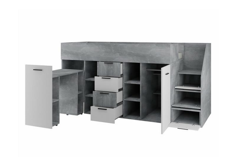 Lastensänky Dunvegan 90x200 cm - Ruskea - Huonekalut - Lasten kalusteet - Lastensängyt & juniorisängyt - Tavallinen lastensänky
