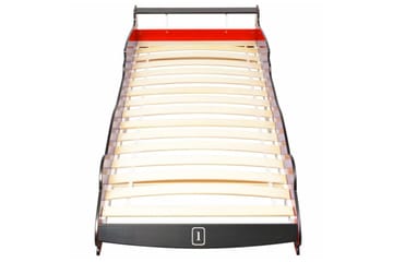 Lastensänky kilpa-auto 90x200 cm Punainen - Punainen - Huonekalut - Lasten kalusteet - Lastensängyt & juniorisängyt - Tavallinen lastensänky