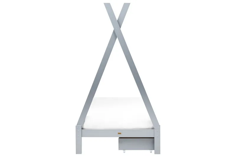 Lastensänky laatikoilla Devay - Harmaa - Huonekalut - Lasten kalusteet - Lastensängyt & juniorisängyt - Talosänky