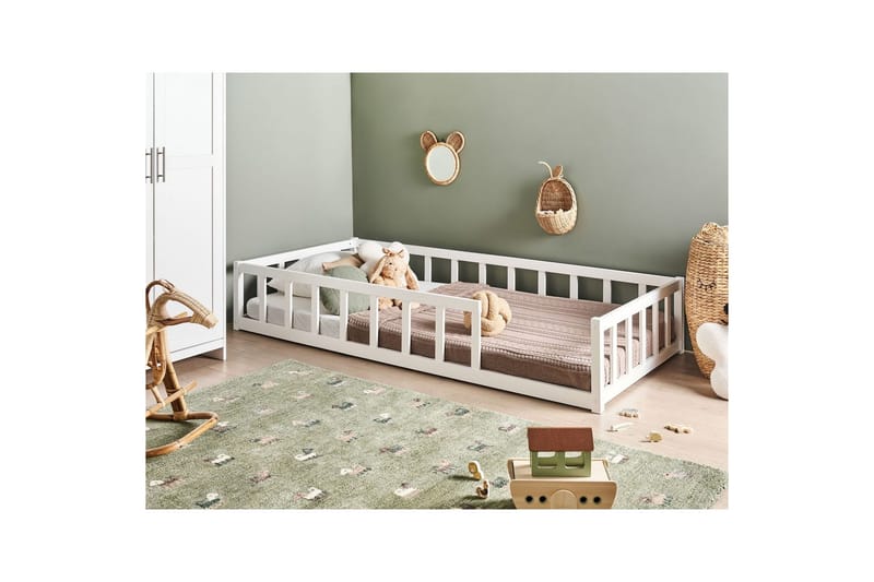 Lastensänky Meymac - Valkoinen - Huonekalut - Lasten kalusteet - Lastensängyt & juniorisängyt - Tavallinen lastensänky