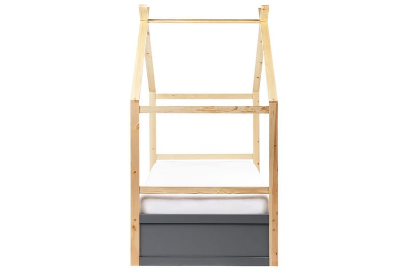 Lastensänky Orgeval - Harmaa, vaalea puu, valkoinen - Huonekalut - Lasten kalusteet - Lastensängyt & juniorisängyt - Talosänky