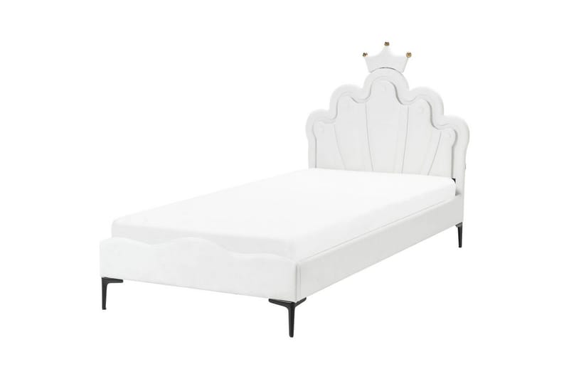 Lastensänky Rubian - Valkoinen, Musta - Huonekalut - Lasten kalusteet - Lastensängyt & juniorisängyt - Tavallinen lastensänky