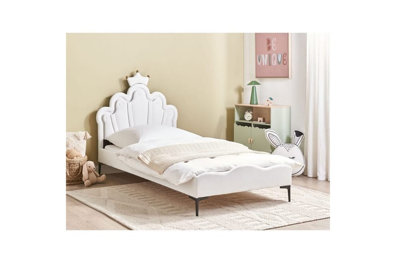 Lastensänky Rubian - Valkoinen, Musta - Huonekalut - Lasten kalusteet - Lastensängyt & juniorisängyt - Tavallinen lastensänky