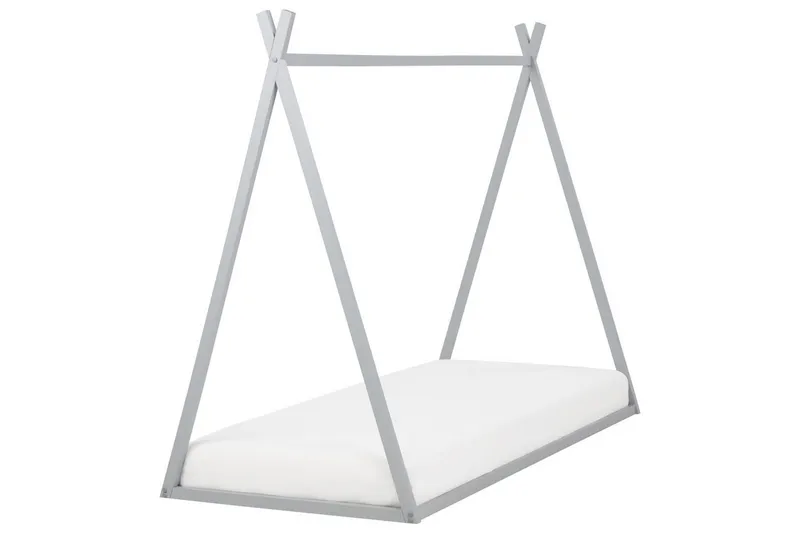 Lastensänky Saurat - Harmaa - Huonekalut - Lasten kalusteet - Lastensängyt & juniorisängyt - Tavallinen lastensänky